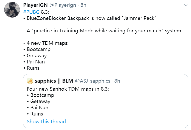 8.3版本更新，防电网背包更名“Jammer Pack”亮相