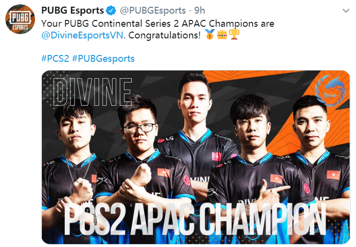 PCS2 APAC：末位战队XS疯狂搞事情，Divine凭借击杀成绩夺冠