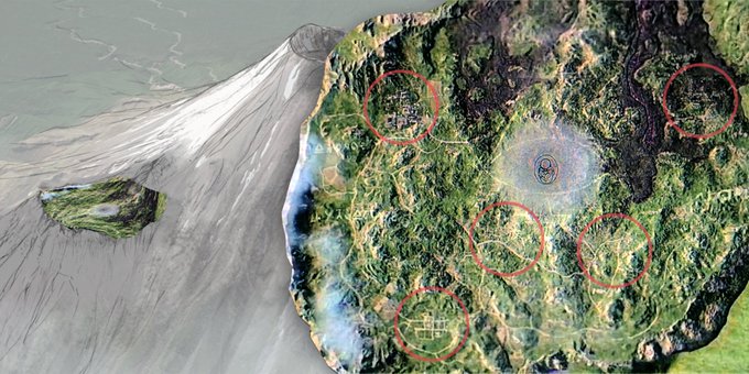 PlayerIGN爆料：新地图位于火山上，可能为2×2小地图