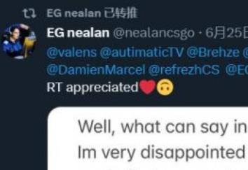 neaLaN：很失望没能达成想要的目标