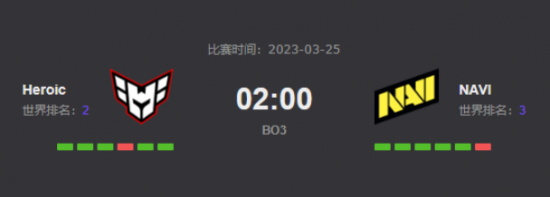 【赛前分析】Heroic对阵Navi 强强对决必焦灼