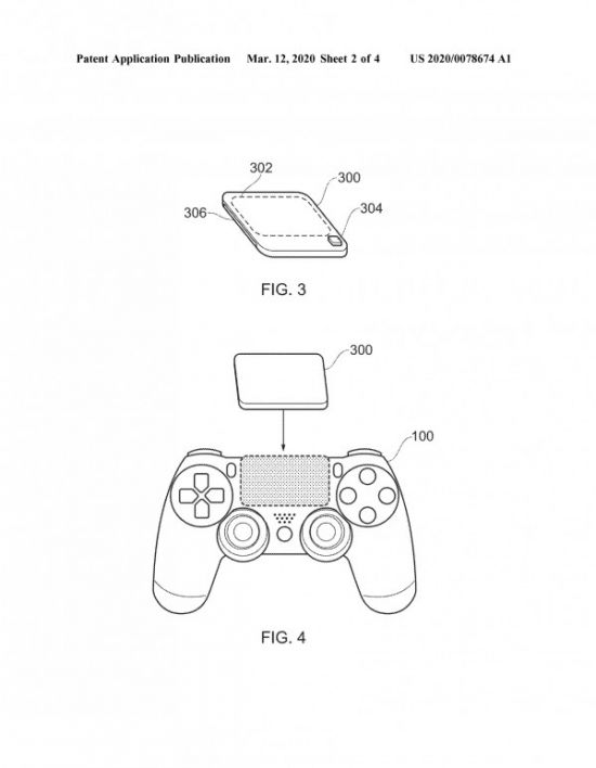 这一专利会应用到ps4及ps5的手柄中.以下为文档中的一些示意图.关注游