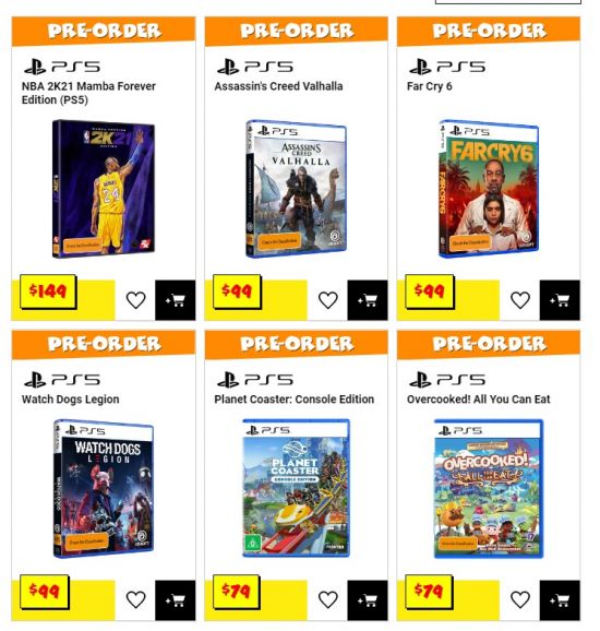 6款游戏PS5实体盒装封面曝光 目前预售暂定549-688元