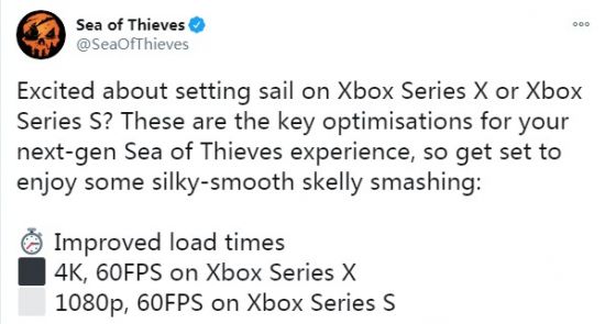《盗贼之海》XSX优化特点 更快加载、更优画质