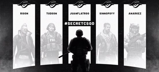 成绩持续走低 Team Secret正式解散CSGO战队