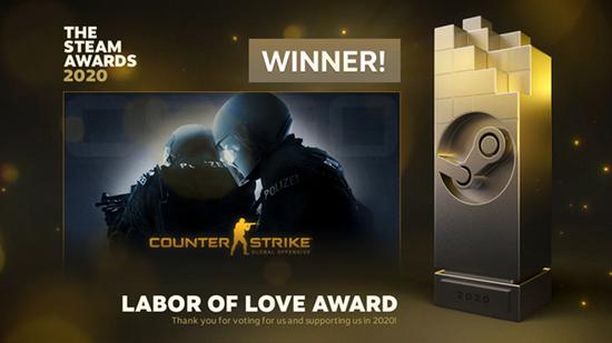 Steam年度游戏公布 CSGO荣获爱的付出奖项