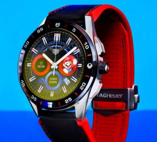 奢华腕表品牌TAGHEUER泰格豪雅与任天堂跨界合作推出超级马里奥主题限量款联名腕表