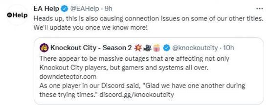 EA在线游戏出现连接错误 《Apex》部分玩家游戏进度丢失