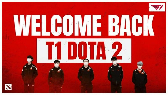 DOTA2 再战一年！T1宣布与旗下阵容选手再续约