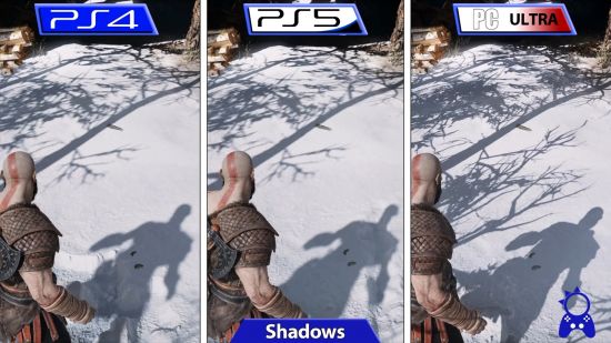 《战神4》三平台画质对比 新版本效果再获进一步提升
