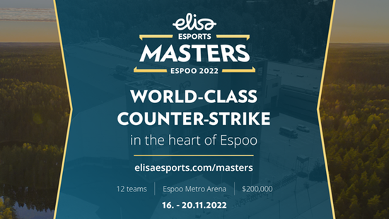 Elisa Masters Espoo 2022锦标赛正式公布