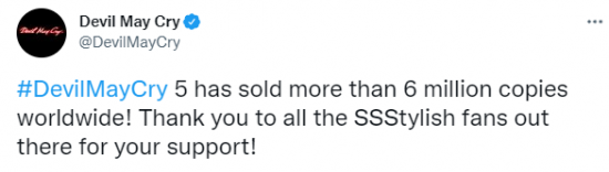 《鬼泣5》销量突破600万套 官方致谢